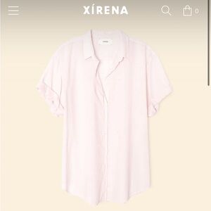 XiRENA Blush Button-Down Shirt